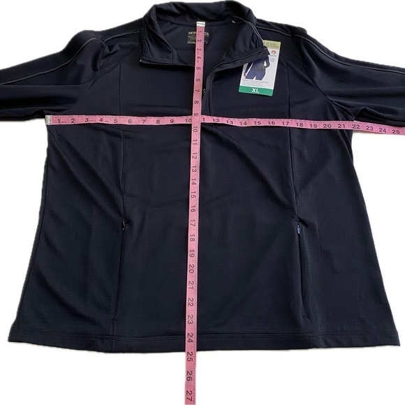 Mondetta Ladies' Quarter-Zip Pullover, Zippered Pockets, Black, X-Large NWT - Picture 10 of 16